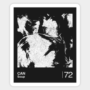 Can Soup / Minimalist Graphic Fan Artwork Design Magnet